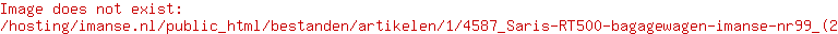Saris RT500 bagagewagen nr 99
