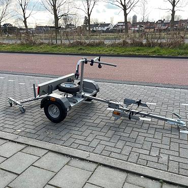 Fiets aanhanger voor 2 fietsen
