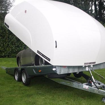 Brian James Race Shuttle 2 2-as laadvloer 4.3 m vast/kantelbaar