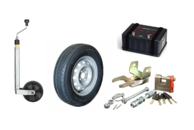 Onderdelen voor aanhangwagens