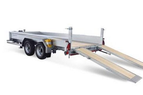 Humbaur Type HS dieplader vanaf 8,9 ton div.afmetingen