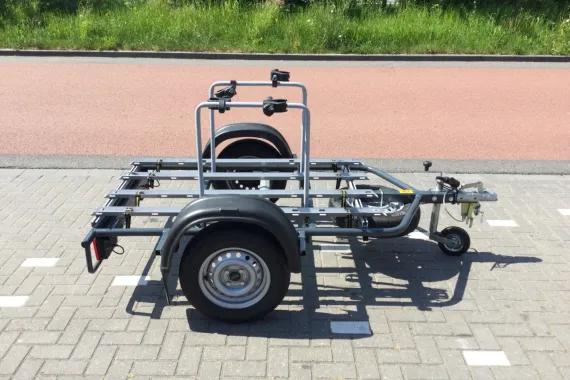 Fietsen aanhanger ongeremd 
