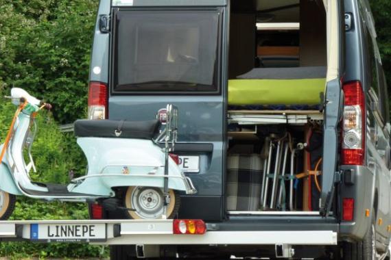 Dynad/Linnepe Slideport scooter/fietsen drager
