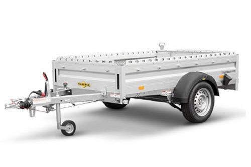 Humbaur HA allrounder Alu 1as geremd 251x131x41cm 1300kg