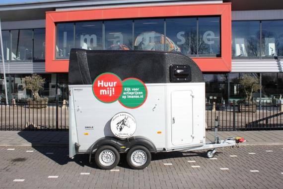 Humbaur Single 1.5 paards met zadelkamer 94