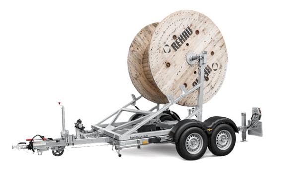 Humbaur KTA Kabelhaspel aanhangwagen div.afmetingen