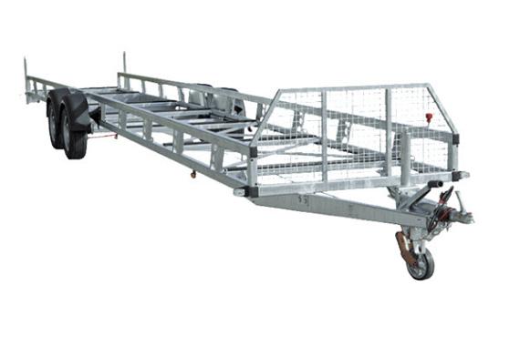 Buizenaanhangwagen op maat gemaakt