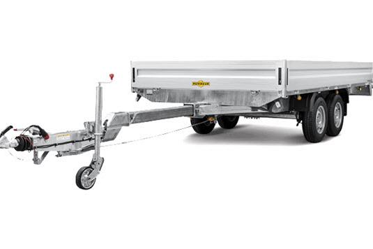 Humbaur HTL Lang materiaal aanhanger div.afmetingen