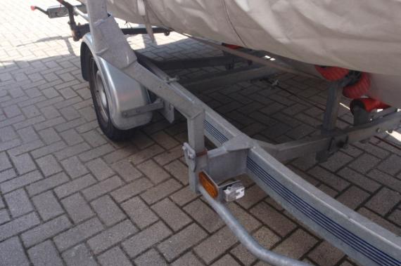 Boottrailer aangepast