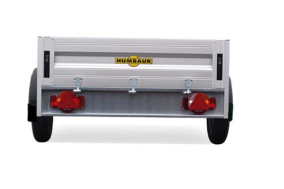 Humbaur HA kiepbaar Alu 1as ongeremd  251x131x35cm 750kg