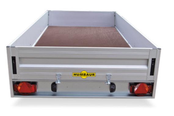 Humbaur HA Alu 2as geremd 303x150x35cm 2000/2500kg