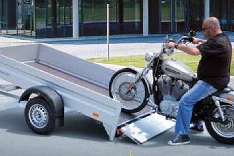 Humbaur HA achterw kipper 1-as geremd 251x131x35cm 1300kg