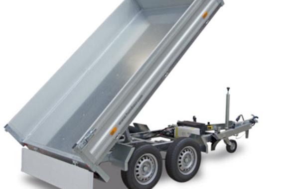 Humbaur HUK achterw kipper 2-as 314x175x30cm 2700/3000kg