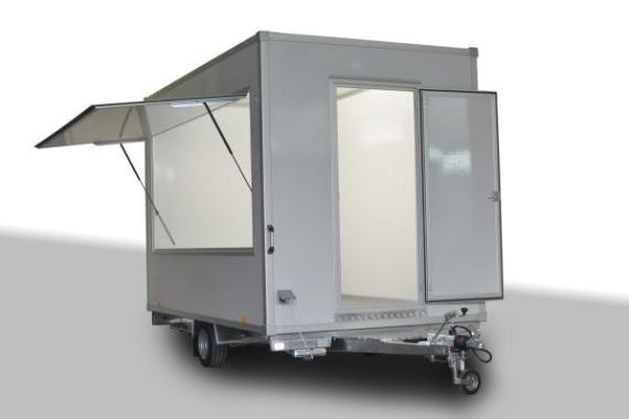 Economy verkoopwagen DT3-57 1as geremd 357x200x230cm 1300kg