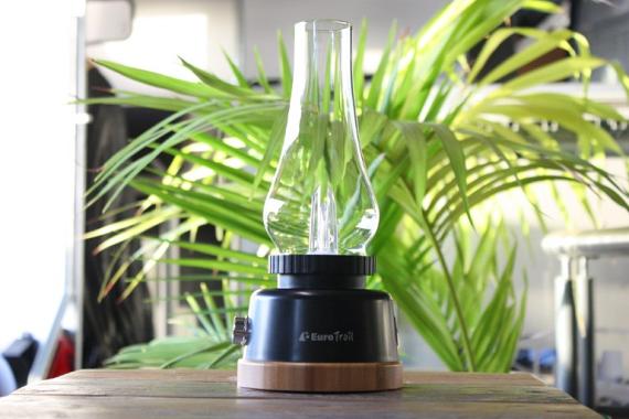 Windlicht met vlam effect ETLT1221