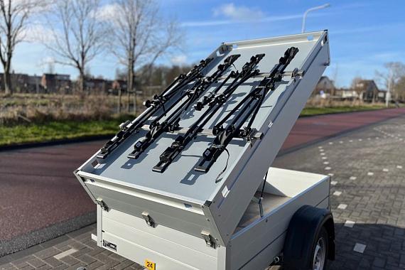 Anssems Bagagewagen 200x100x48 + 4 fietsendrager