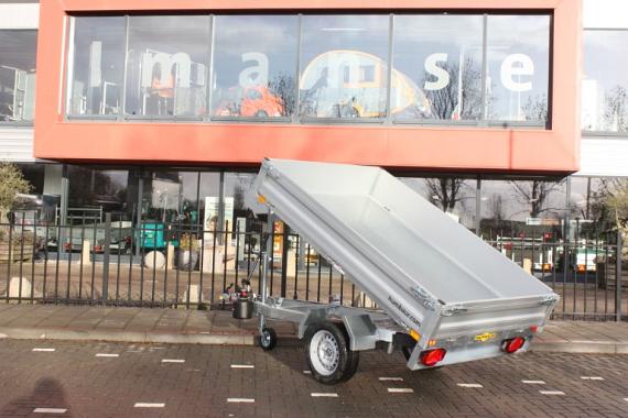 Humbaur kleine kipper, handbediend
