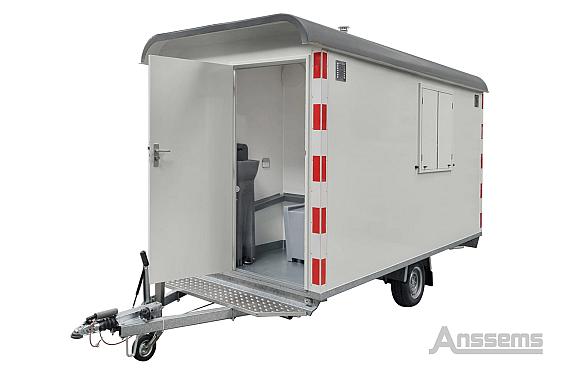 Anssems Schaftwagen PTS 1as 390x188x211cm 1400kg/toilet