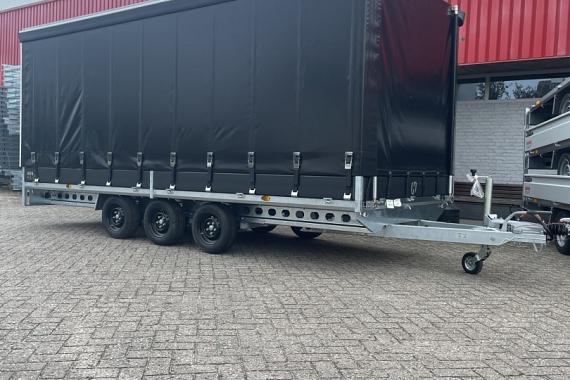 Henra gesl.plateauwagen 2-as 351x185x220cm/2000kg