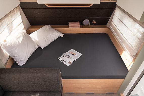 Walra hoeslaken hefbed dwarsbed Antraciet