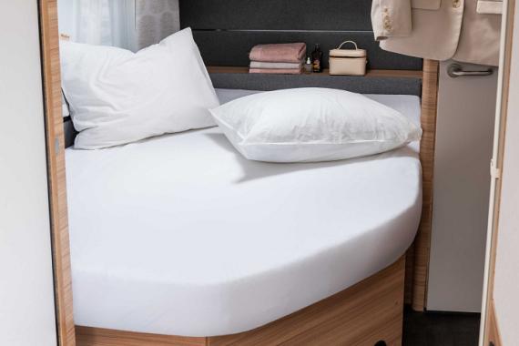 Walra hoeslaken Frans Bed rechts wit