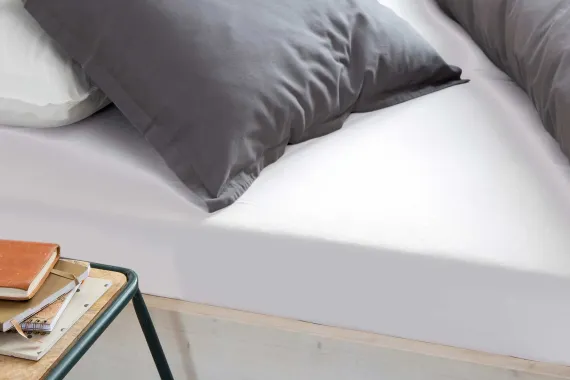 Hoeslaken Jersey Stretch 80x200 wit