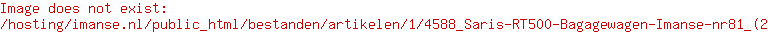 Saris RT500 bagagewagen nr 81