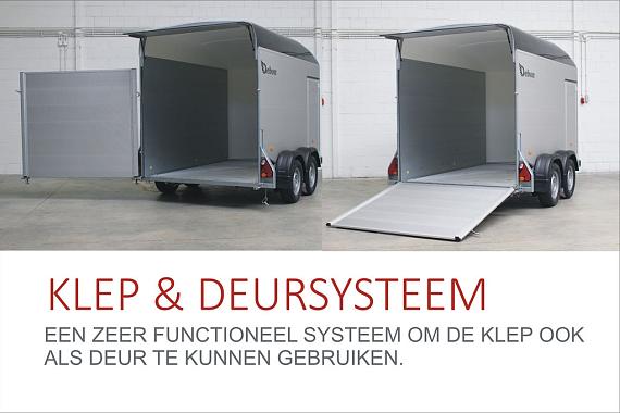 Debon Roadster 800 Aluminium / 3500kg (Servicedeur + zijdeur)