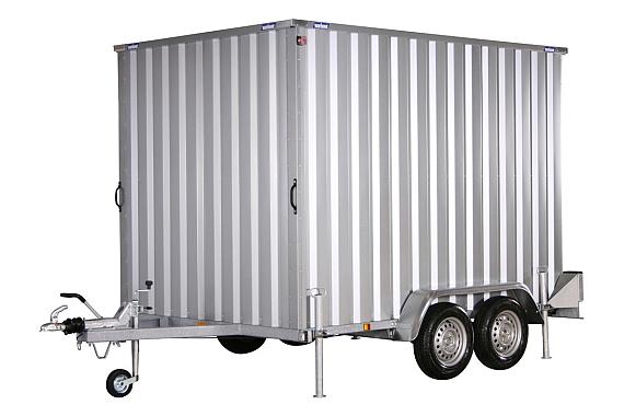 Werkplaats aanhangwagen van Aluminium / 2000kg