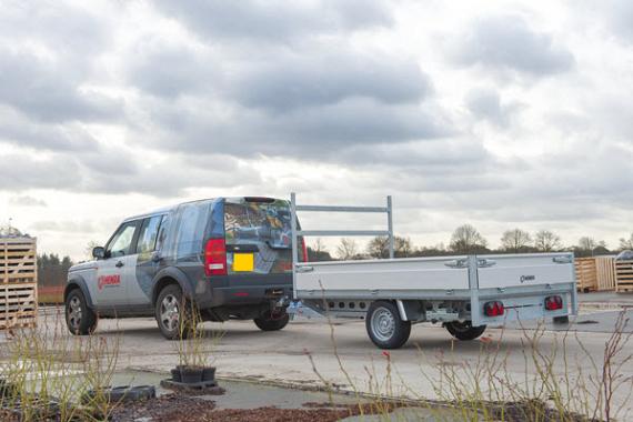 Henra plateauwagen 1as onger. 301x165x30cm 750kg