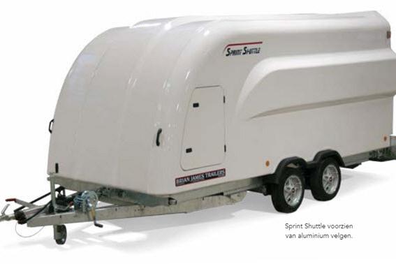Brian James Sprint Shuttle 2-as laadvloer 4.3 m klep/kantelbaar