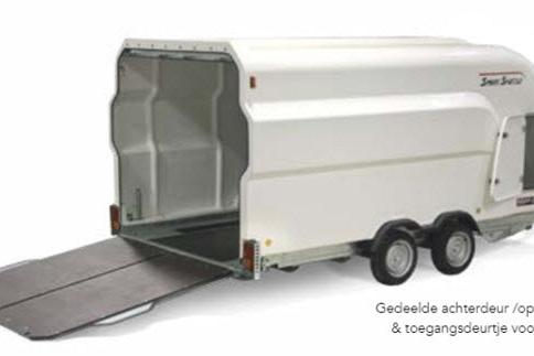 Brian James Sprint Shuttle 2-as laadvloer 4.3 m klep/kantelbaar