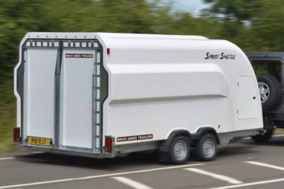Brian James Sprint Shuttle 2-as laadvloer 4.3 m klep/kantelbaar