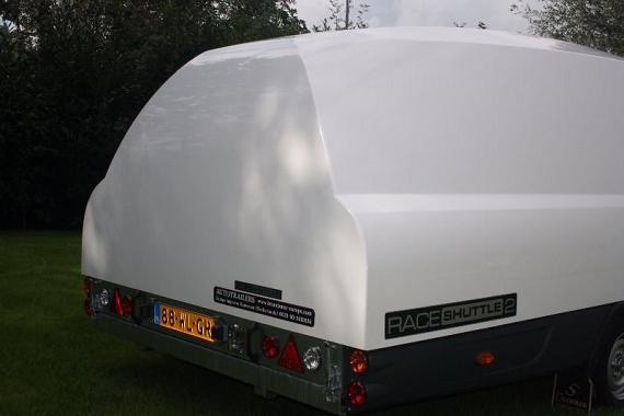 Brian James Race Shuttle 2 2-as laadvloer 4.3 m vast/kantelbaar