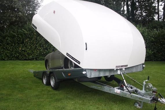 Brian James Race Shuttle 2 2-as laadvloer 4.3 m vast/kantelbaar