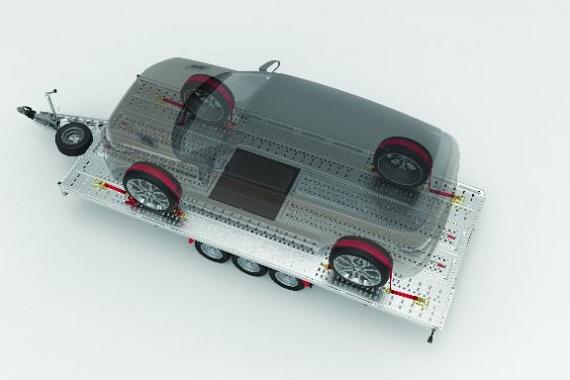Brian James T-Transporter 2-as/3-as vast/kantelbaar
