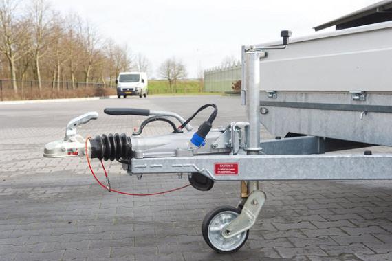 Henra plateauwagen 3x1500kg-as geremd 503x185x30cm 3500kg