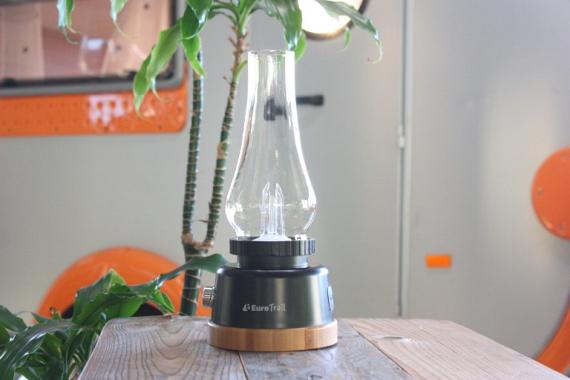 Windlicht met vlam effect ETLT1221