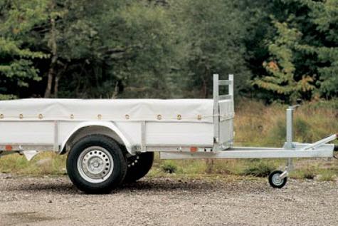 Anssems bakwagen BSX1350 1as geremd 205x120x35cm 1350kg
