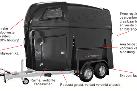 Anssems PTH2000 Excellente 2prds  wit 311x166x200cm 2000kg