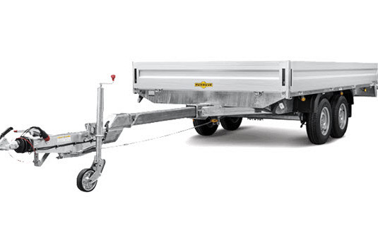 Humbaur HTL Lang materiaal aanhanger div.afmetingen