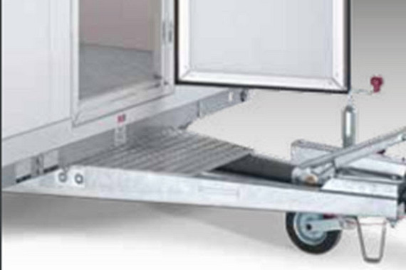 Humbaur Type HVK Verkoopwagen leeg 2-as 369x213x228cm 2000/2500kg