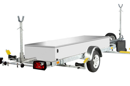 PEGA boottrailer voor catamarans
