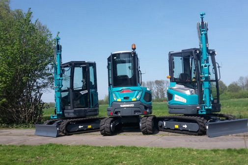 BMS-Sunward SWE25UF 2,5 Tons Minigraver Binnendraaier