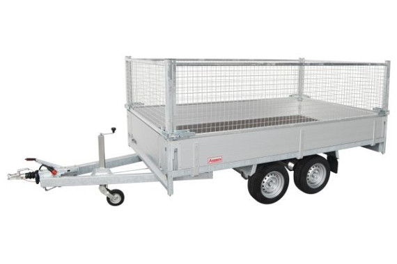 Anssems plateauwagen PSX750 1-as ongeremd 251x153cm/750kg
