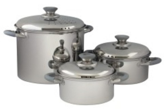 Pannenset RVS Roma 3-delig (ETKW5211)