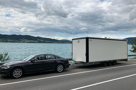 Henra gesl.plateauwagen 2-as 351x185x160cm/2700kg
