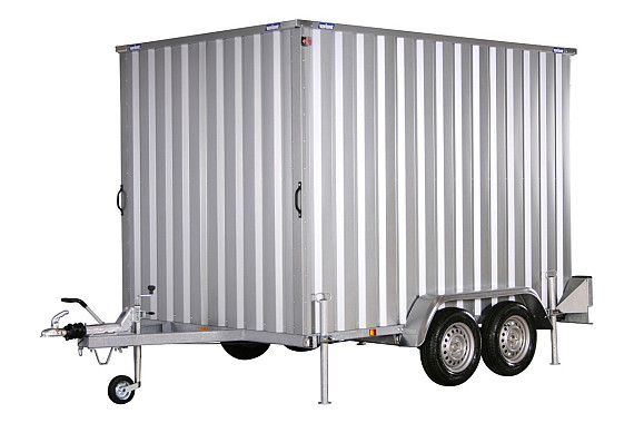 Werkplaats aanhangwagen van Aluminium / 2000kg