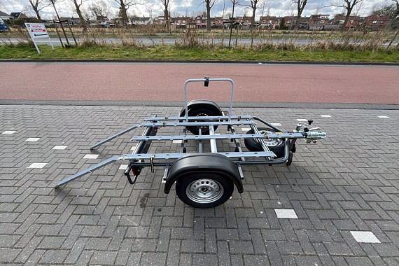 Fietsaanhangwagen voor driewieler + 1 fiets
