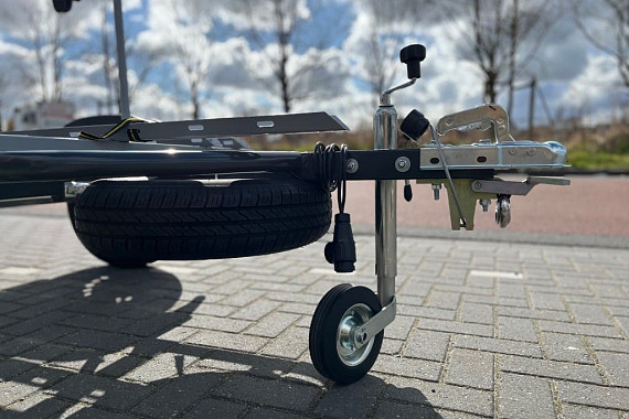 Fietsaanhangwagen voor driewieler + 1 fiets